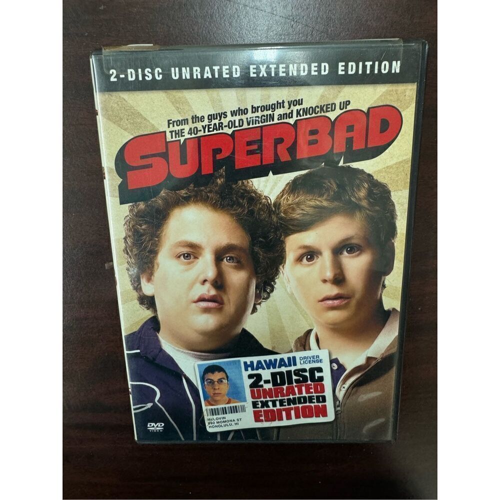 Superbad 2-Disc Unrated Extended Edition DVD Movie